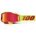 100% Armega Goggle Solaris Hiper Red Mirror Lens 100 Percent