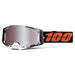 100% Armega Goggle Blacktail Hiper Silver Mirror Lens 100 Percent